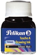 Tusche A 523 - 10 ml Glas, schwarz